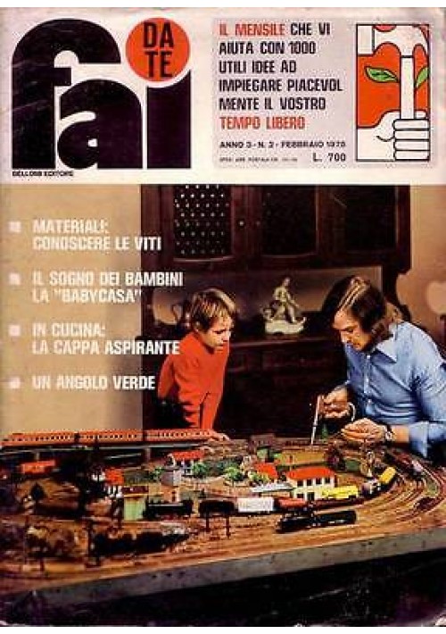 FAI DA TE anno III n.2 febbraio 1975  rivista Bellomi editore