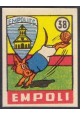 FIGURINA calcio EMPOLI mascotte scudetto 1949 Originale Nannina vintage d'epoca