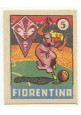 FIGURINA calcio FIORENTINA mascotte scudetto 1949 Originale Nannina vintage 
