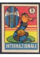 FIGURINA calcio INTER internazionale mascotte scudetto 1949 Originale Nannina 