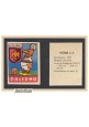 FIGURINA calcio PALERMO mascotte scudetto 1949 Originale Nannina vintage d'epoca