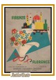 FIRENZE FLORENCE 1955 GUIDA omaggio of albergo Colonna Grazzini libro Guide su