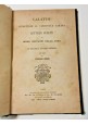 GALATEO ISTRUZIONE AL CARDINALE CARAFA LETTERE di Giovanni Della Casa 1875 libro