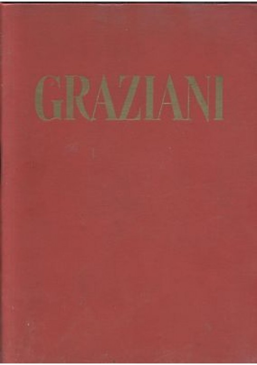 GRAZIANI Edizione Rivista Romana collana di studi storicI 1956 Pisenti Cannevari