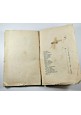 GUIDA DI POMPEI con PIANTA TOPOGRAFICA scavi 1869 Napoli libro carta antico