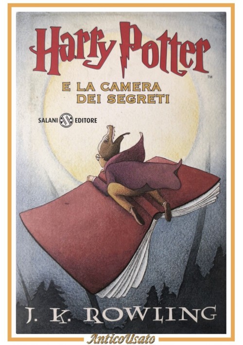 ESAURITO - HARRY POTTER E LA CAMERA SEGRETA di Joanne Rowling 2001 Salani libro illustrato