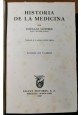 HISTORIA DE LA MEDICINA di Douglas Guthrie 1947 Salvat libro illustrato spagnolo
