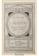ESAURITO - I MISTERI di Raffaele Pettazzoni 1924 Zanichelli saggio teoria storico religiosa