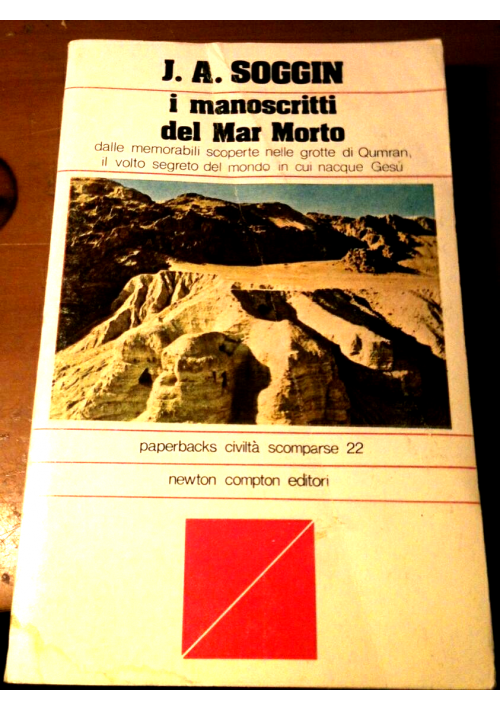 I Manoscritti Del Mar Morto di Soggin 1978 Newton Compton paperbacks libro