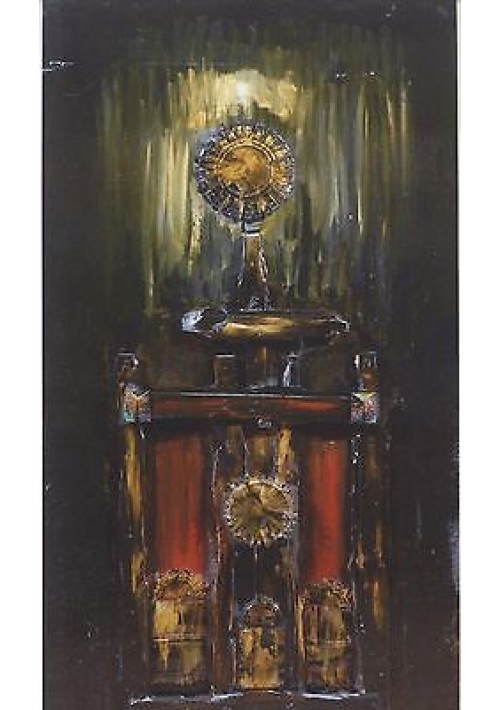 I Notturni di Peppino Villasmunta quadro tecnica mista 80 x 120 cm dipinto arte