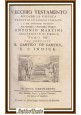 IL CANTICO DEI CANTICI e l'indice 1786 Bibbia antica Monsignor Martini Libro