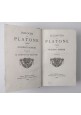 IL CONVITO DIALOGHI DI PLATONE tradotti da Ruggero Bonghi 1888 Bocca libro Antic
