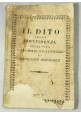 IL DITO DELLA PROVVIDENZA SULLA VITA  E MORTE DI NAPOLEONE BONAPARTE 1822 libro 