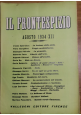 IL FRONTESPIZIO agosto 1934 Rivista letteratura Bargellini Bo Betocchi Moscato