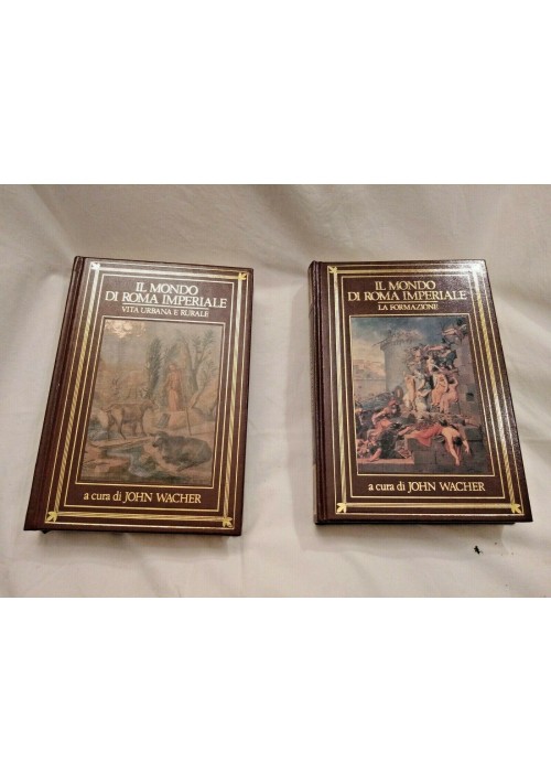 IL MONDO DI ROMA IMPERIALE di John Waker 1989 CDE 2 volumi su 3 libri storia