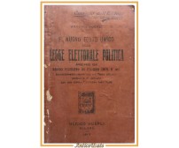 IL NUOVO TESTO UNICO DELLA LEGGE ELETTORALE POLITICA 1913 Hoepli Libro Manuale