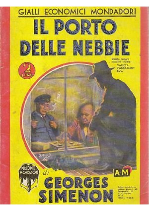 IL PORTO DELLE NEBBIE (ristampa anastatica) di Simenon