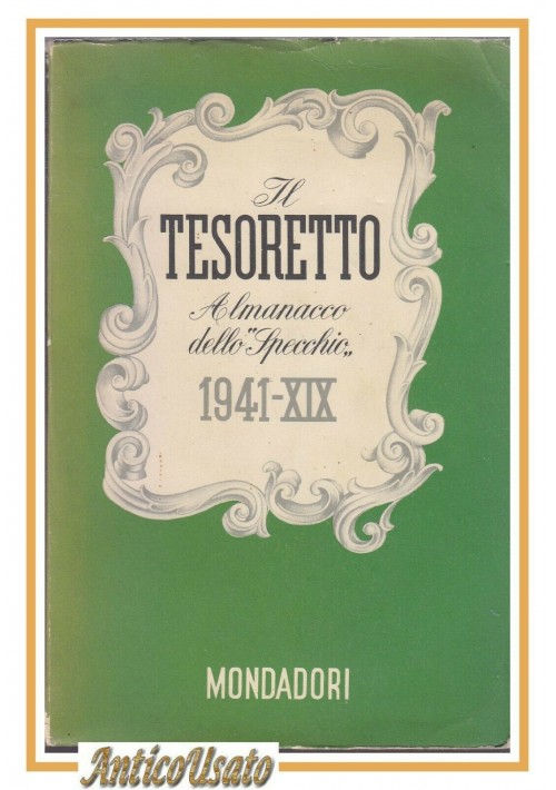 IL TESORETTO almanacco dello Specchio 1941 Mondadori libro illustrato narrativa