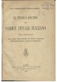 IL TITOLO DECIMO DEL CODICE PENALE ITALIANO Gennaro Marciano 1890 Anfossi edit.