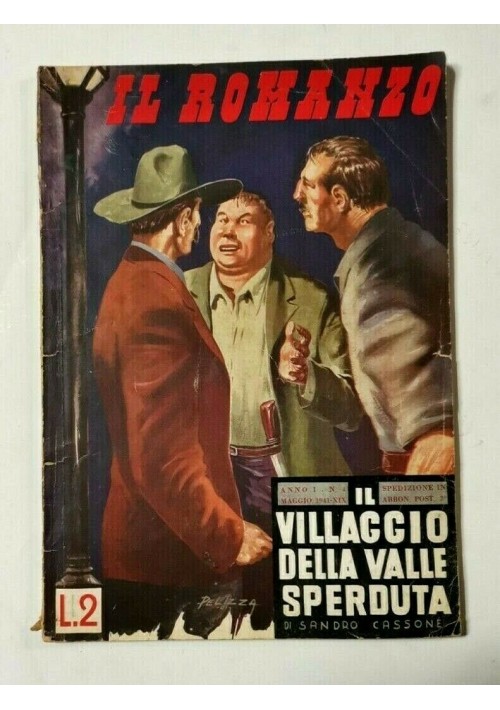 IL VILLAGGIO DELLA VALLE SPERDUTA di Sandro Cassone 1941 romanzo per ragazzi