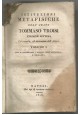 Istituzioni Metafisiche dell'Abate Tommaso Troisi 1826 OPERA COMPLETA 3 volumi