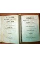 ISTRUZIONI DOGMATICHE PARROCCHIALI Michele Piano 6 tomi in 2 volumi 1870 Oliva