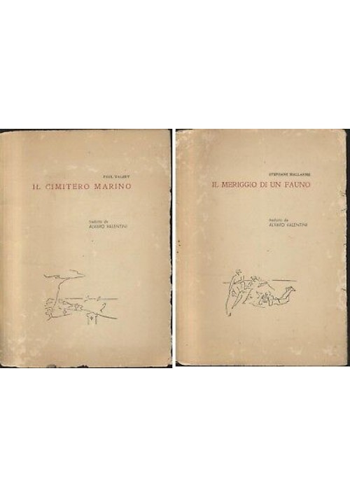 Il Cimitero Marino Valery Meriggio Di Un Fauno Mallarmè 1952 Ediz Numerata Libro