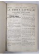 LA CORTE D'APPELLO raccolta di riviste 1929 1932 annate complete rilegate