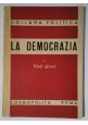 LA DEMOCRAZIA di Wolf Giusti 1945 cosmopolita editore collana politica libro
