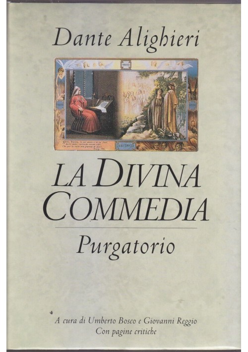 ESAURITO - LA DIVINA COMMEDIA di Dante Alighieri 3 volumi Inferno Purgatorio Paradiso Bosco
