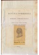 ESAURITO - LA DIVINA COMMEDIA rimario perfezionato e indice dei nomi propri Libro Antico