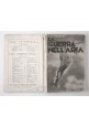 LA GUERRA NELL'ARIA di De Bernardis 1935 Mediolanum Libro aeroplani aerea I W W