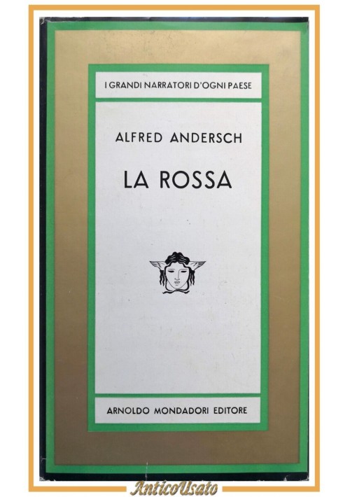 LA ROSSA di Alfred Andersch 1962 Mondadori Medusa Libro romanzo grandi narratori