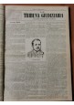 LA TRIBUNA GIUDIZIARIA 1880 Annata gazzetta settimanale illustrata Antica rivist