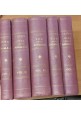 ESAURITO - LA VITA DEGLI ANIMALI di A Brehm 5 volumi completo 1930 UTET Libro sulla
