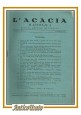 L'ACACIA MASSONICA Anno I Numeri 5 e 6 novembre 1947 Rivista giornale massoneria