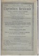 L'AGRICOLTURA MERIDIONALE 5 numeri 1890 periodico agricoltura pratica Portici