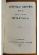 LIBRO ANTICO 3 volumi Fedro Sallustio Cornelio Nepote 1836 Victor Masson LATINO