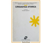 LINGUISTICA STORICA di Romano Lazzeroni 1992 Nuova Italia scientifica Libro
