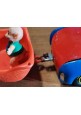 ESAURITO - MACCHININA LUPO EZECHIELE 3 tre Porcellini Walt Disney Politoys Vintage auto W1