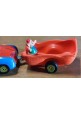 ESAURITO - MACCHININA LUPO EZECHIELE 3 tre Porcellini Walt Disney Politoys Vintage auto W1