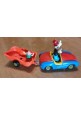 ESAURITO - MACCHININA LUPO EZECHIELE 3 tre Porcellini Walt Disney Politoys Vintage auto W1