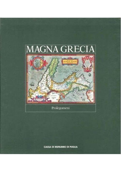 MAGNA GRECIA PROLEGOMENI 1985 Electa Editrice cassa di risparmio Puglia Libro