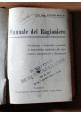 MANUALE DEL RAGIONIERE di Pietro Astuti 1912 Momo Prontuario libro formulario