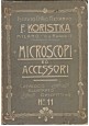 MICROSCOPI ED ACCESSORI Koristka istituto ottico meccanico 1903 Catalogo 