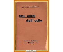 NEI SOLCHI DELL'ODIO di Attilio Baradel 1925 Toffaloni Libro I guerra mondiale