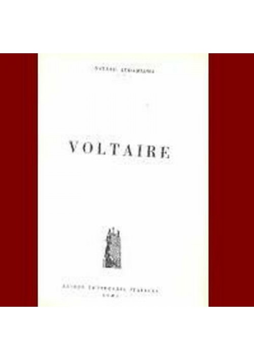 VOLTAIRE di Natale Addamiano 1956 Azione Letteraria italiana libro filosofia