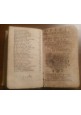 ESAURITO - OPERE DRAMMATICHE DI PIETRO METASTASIO VOLUMI V VI 1750 Pettinelli libro antico
