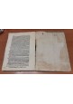 ORDINI APPARTENENTI AL GOVERNO DELL'HOSPITALE GRANDE DI MILANO 1642 Libro antico