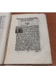 ORDINI APPARTENENTI AL GOVERNO DELL'HOSPITALE GRANDE DI MILANO 1642 Libro antico